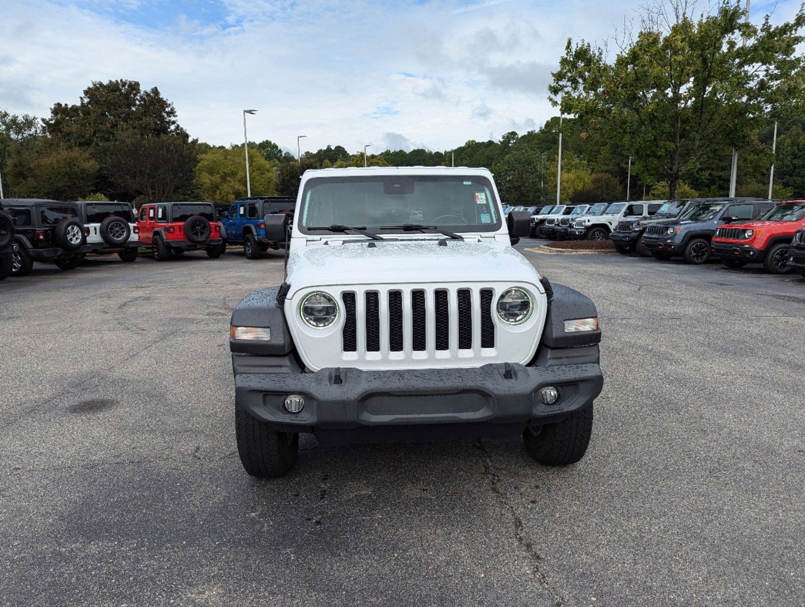 Used 2021 Jeep Wrangler Unlimited Sport with VIN 1C4HJXDN5MW616942 for sale in Apex, NC