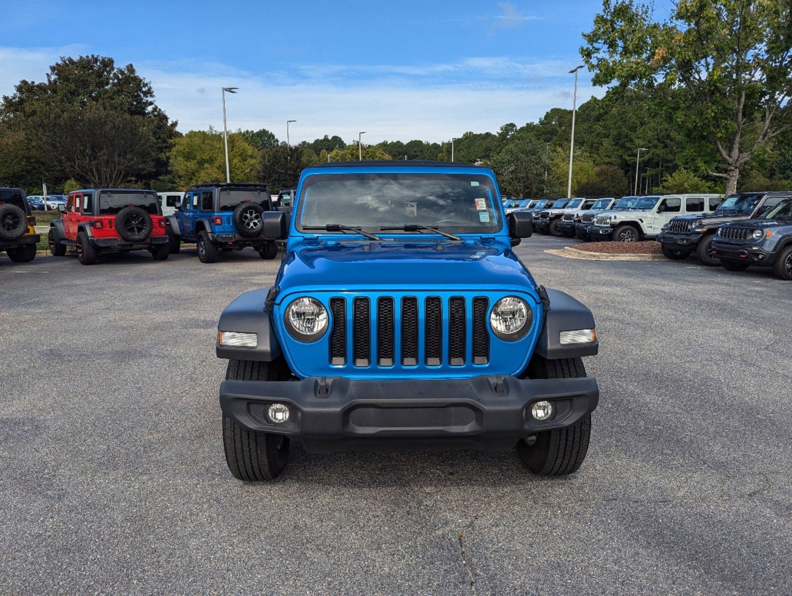 Certified 2022 Jeep Wrangler Unlimited Sport S with VIN 1C4HJXDG6NW133608 for sale in Cary, NC