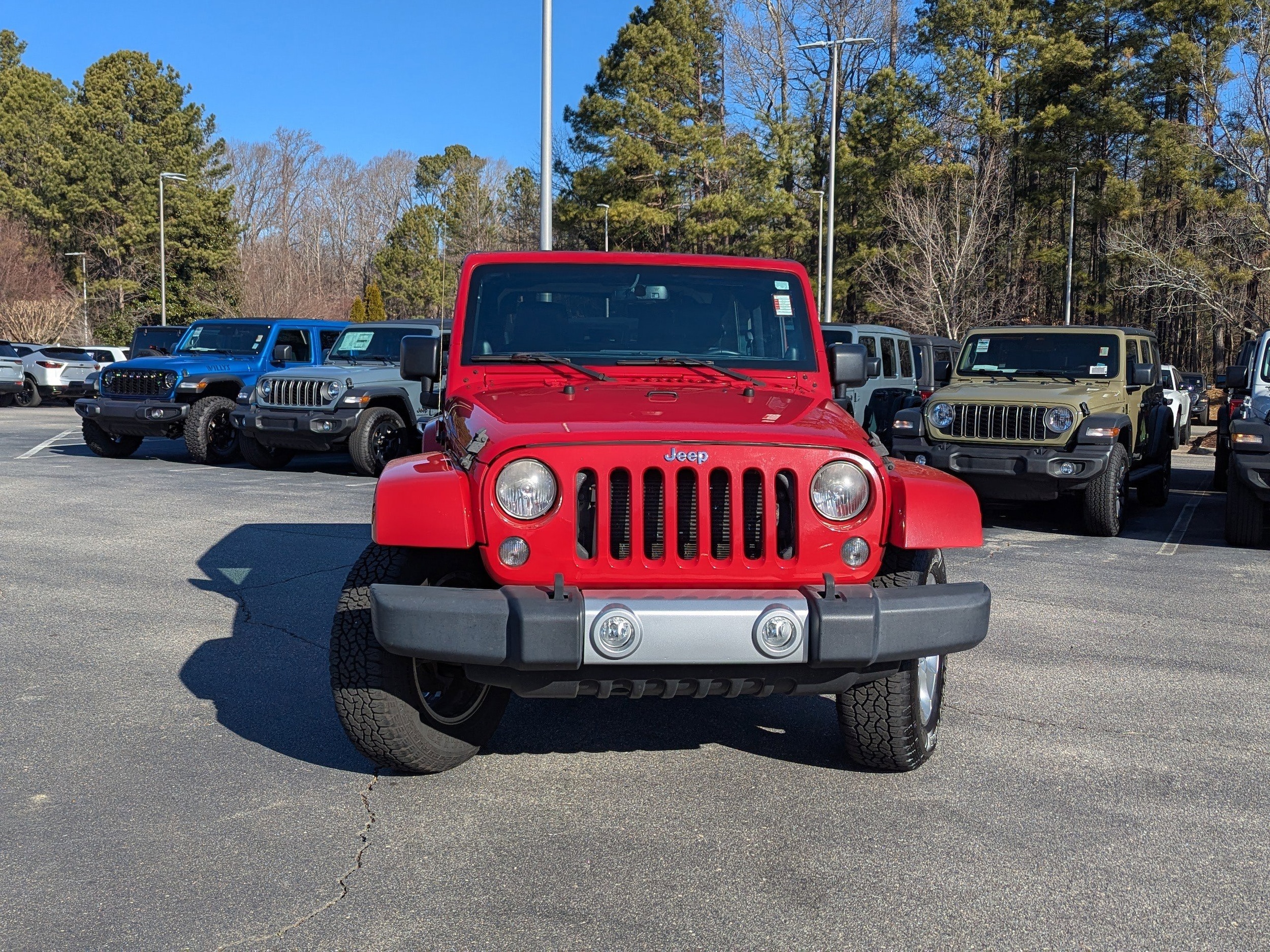 Used 2014 Jeep Wrangler Sahara with VIN 1C4AJWBG5EL261127 for sale in Apex, NC