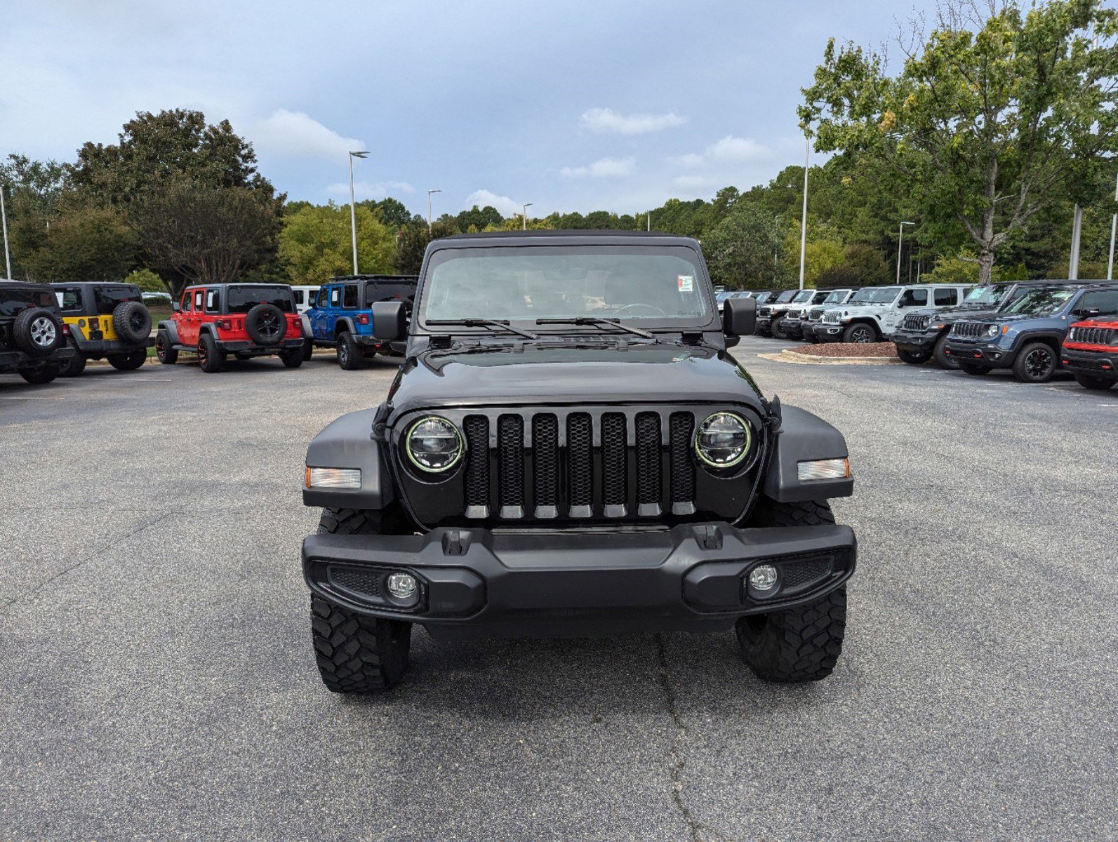 Used 2021 Jeep Wrangler Unlimited Willys with VIN 1C4HJXDN5MW866097 for sale in Apex, NC