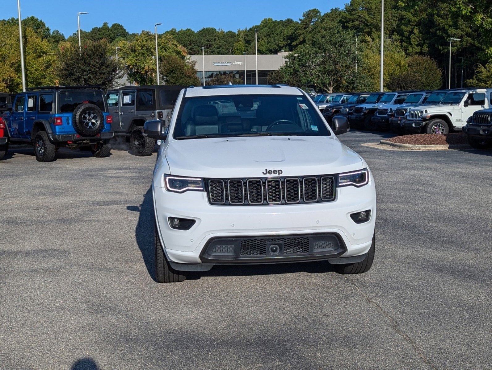 Certified 2021 Jeep Grand Cherokee 80th Edition with VIN 1C4RJFBGXMC718595 for sale in Cary, NC