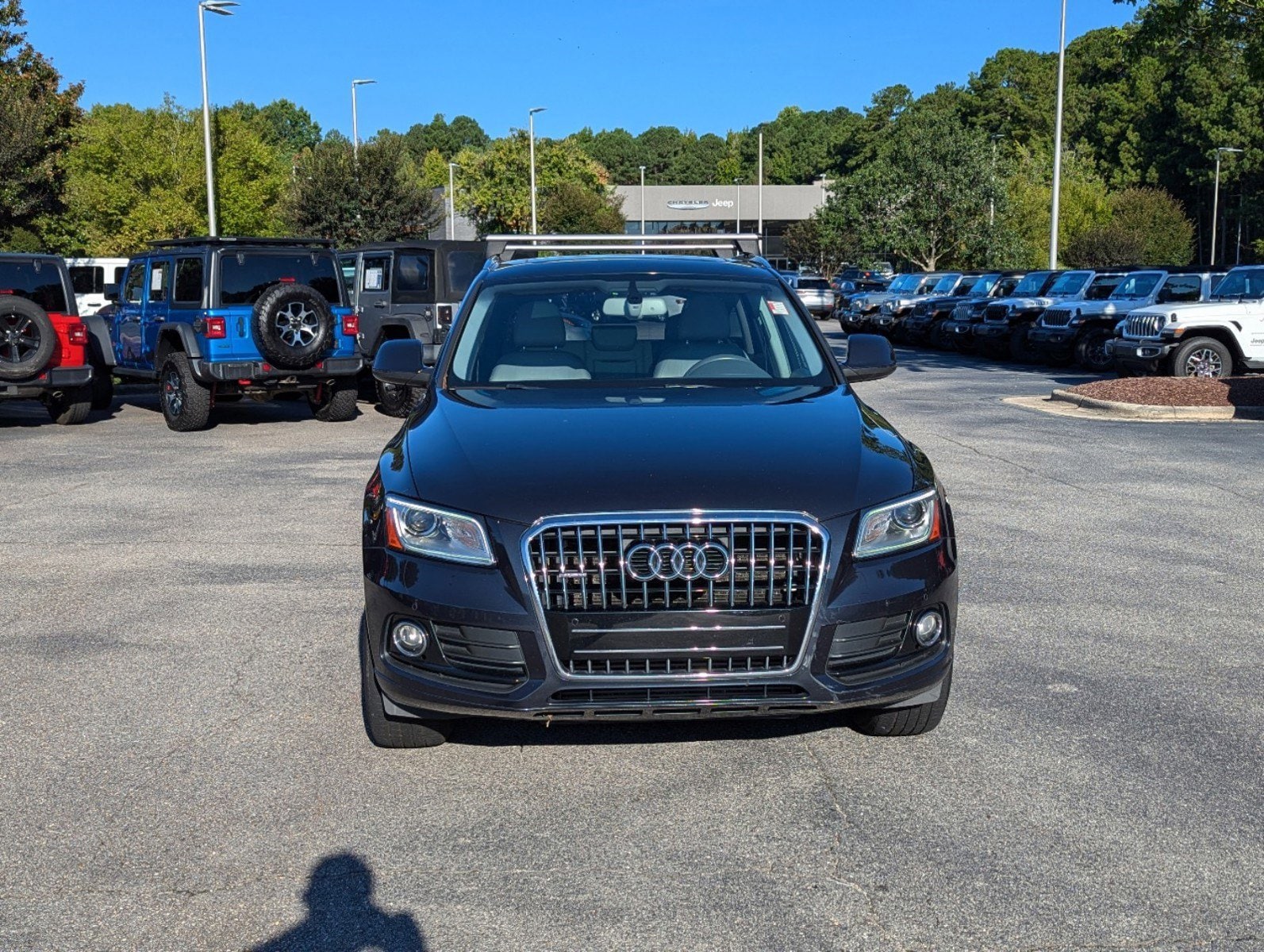 Used 2014 Audi Q5 Premium with VIN WA1LFAFP8EA040571 for sale in Apex, NC