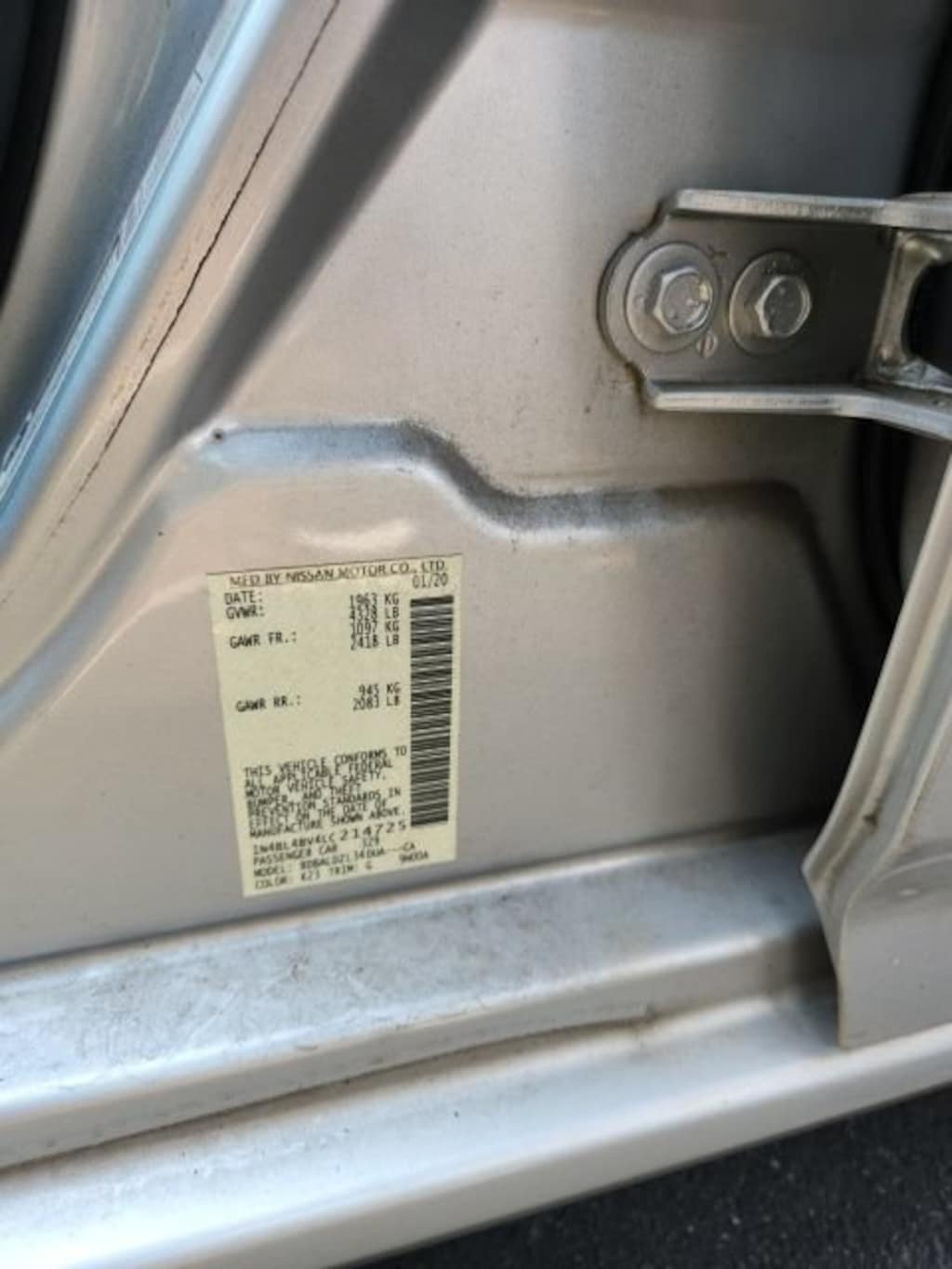 Used 2020 Nissan Altima 2.5 S Sedan