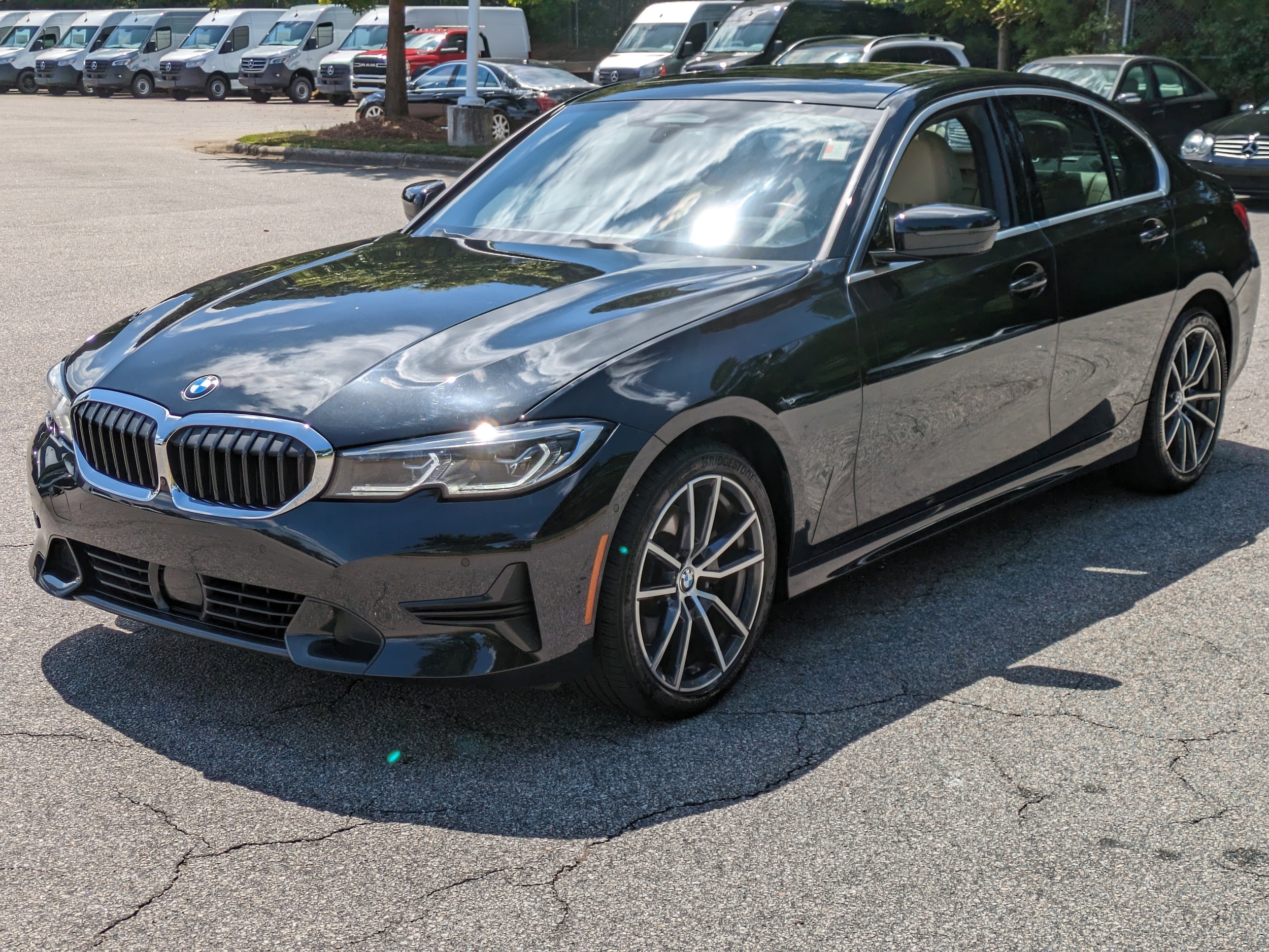 Certified 2020 BMW 3 Series 330i with VIN 3MW5R1J08L8B35072 for sale in Raleigh, NC