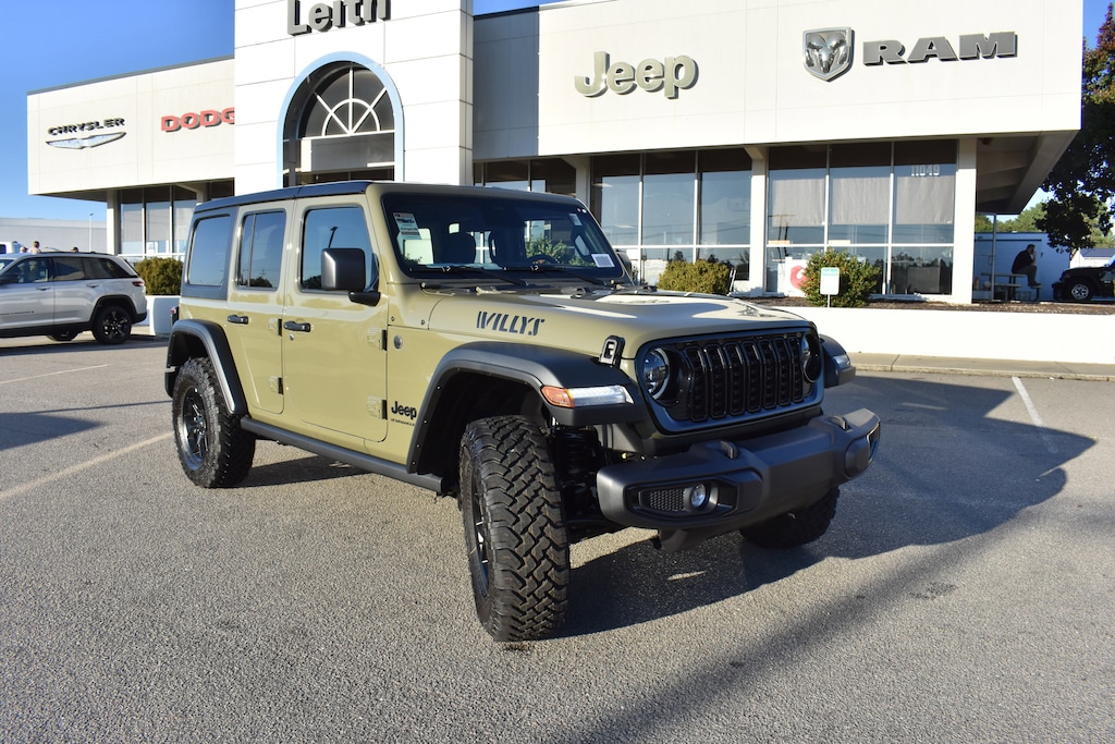 New 2026 Jeep Wrangler 4-DOOR WILLYS Sport Utility