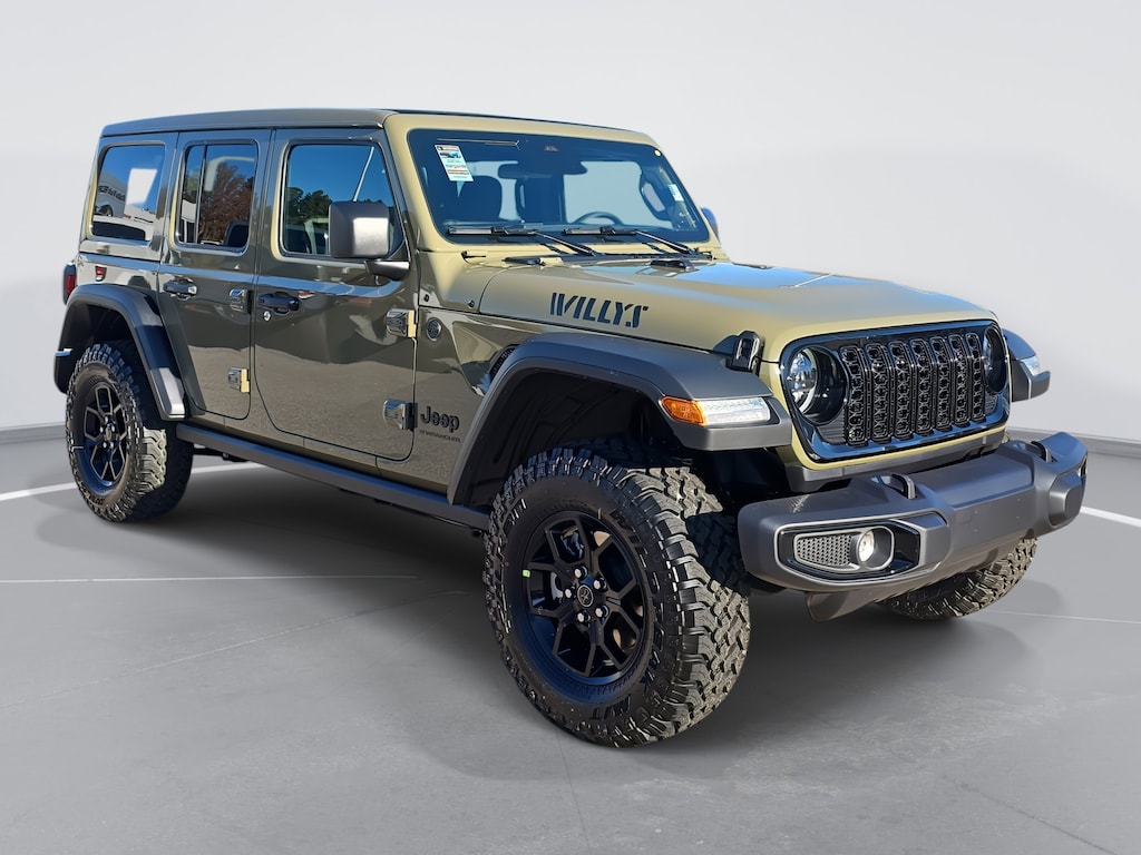 New 2026 Jeep Wrangler 4-DOOR WILLYS Sport Utility