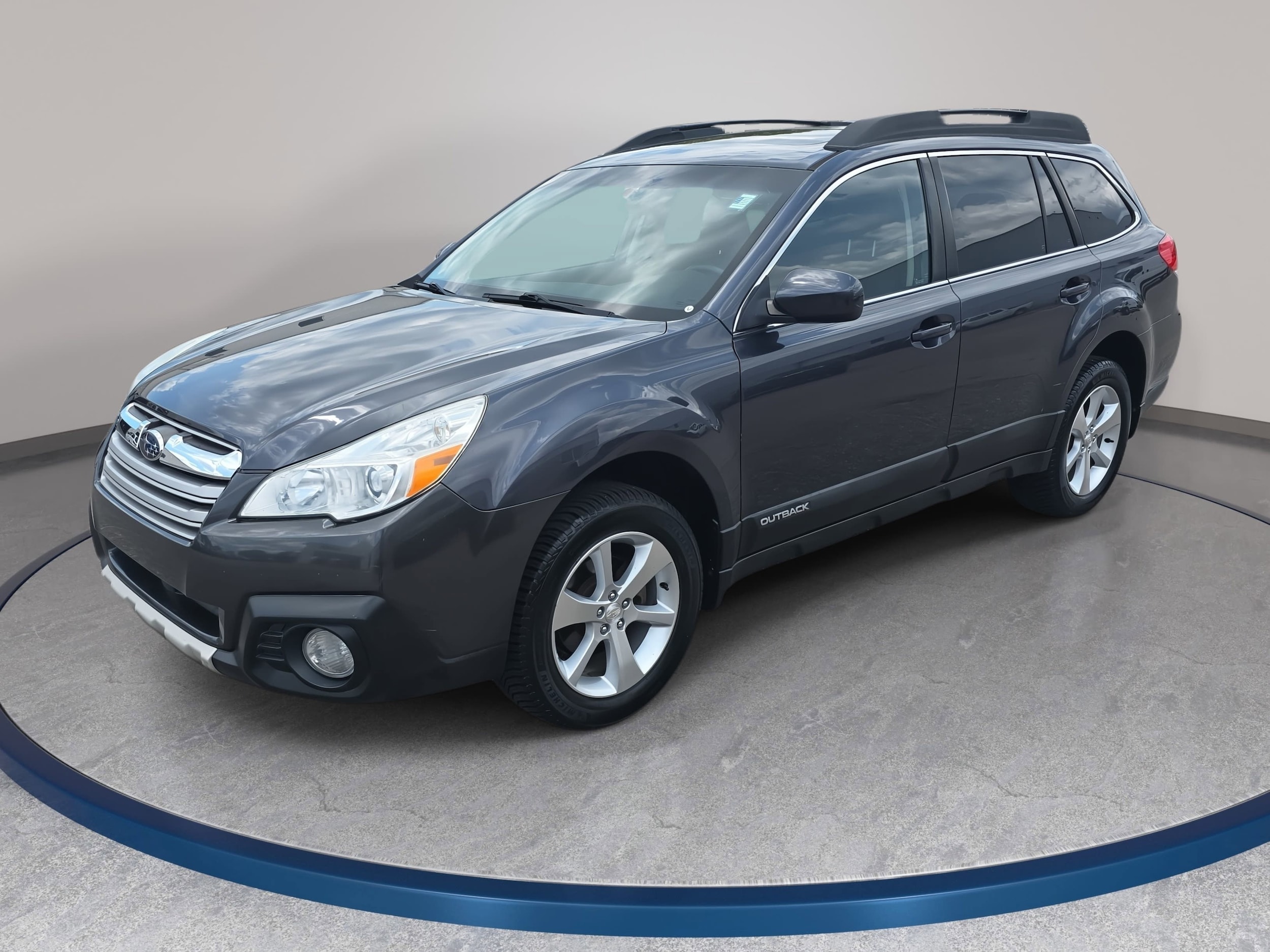 Graphite Gray 2013 Subaru Outback Wagon All-Wheel Drive Continuously Variable Transmission