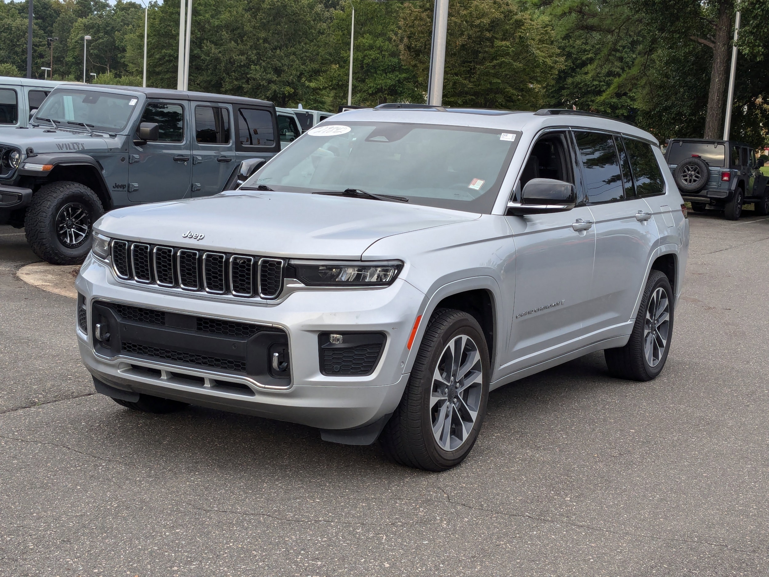 Used 2021 Jeep Grand Cherokee L Overland with VIN 1C4RJKDG1M8187358 for sale in Apex, NC