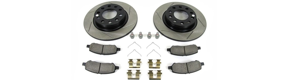 Pads and rotors with installation
