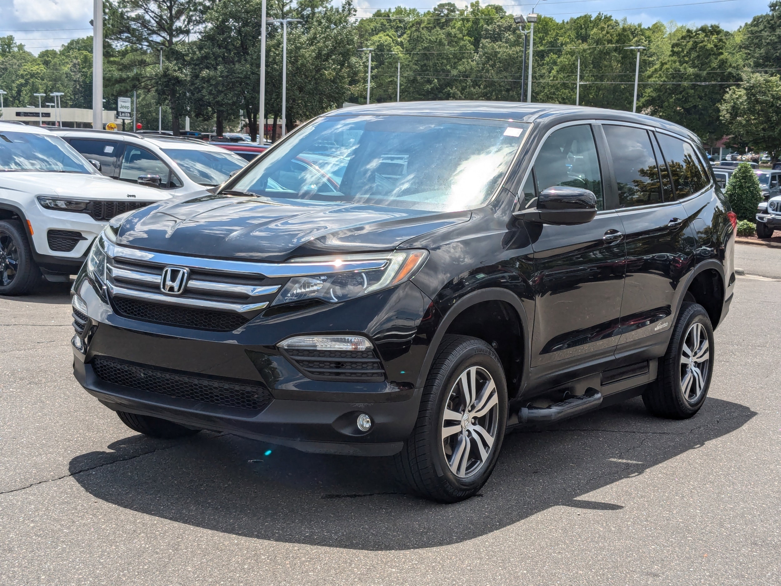 Used 2018 Honda Pilot EX-L with VIN 5FNYF5H74JB007620 for sale in Apex, NC