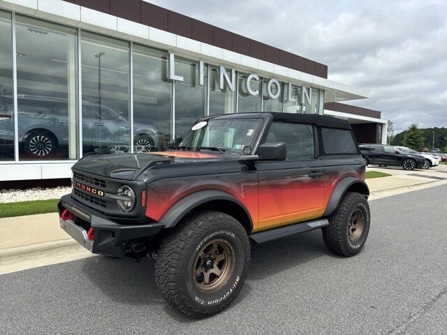 Used 2022 Ford Bronco 2-Door Base with VIN 1FMDE5AH7NLA70682 for sale in Raleigh, NC