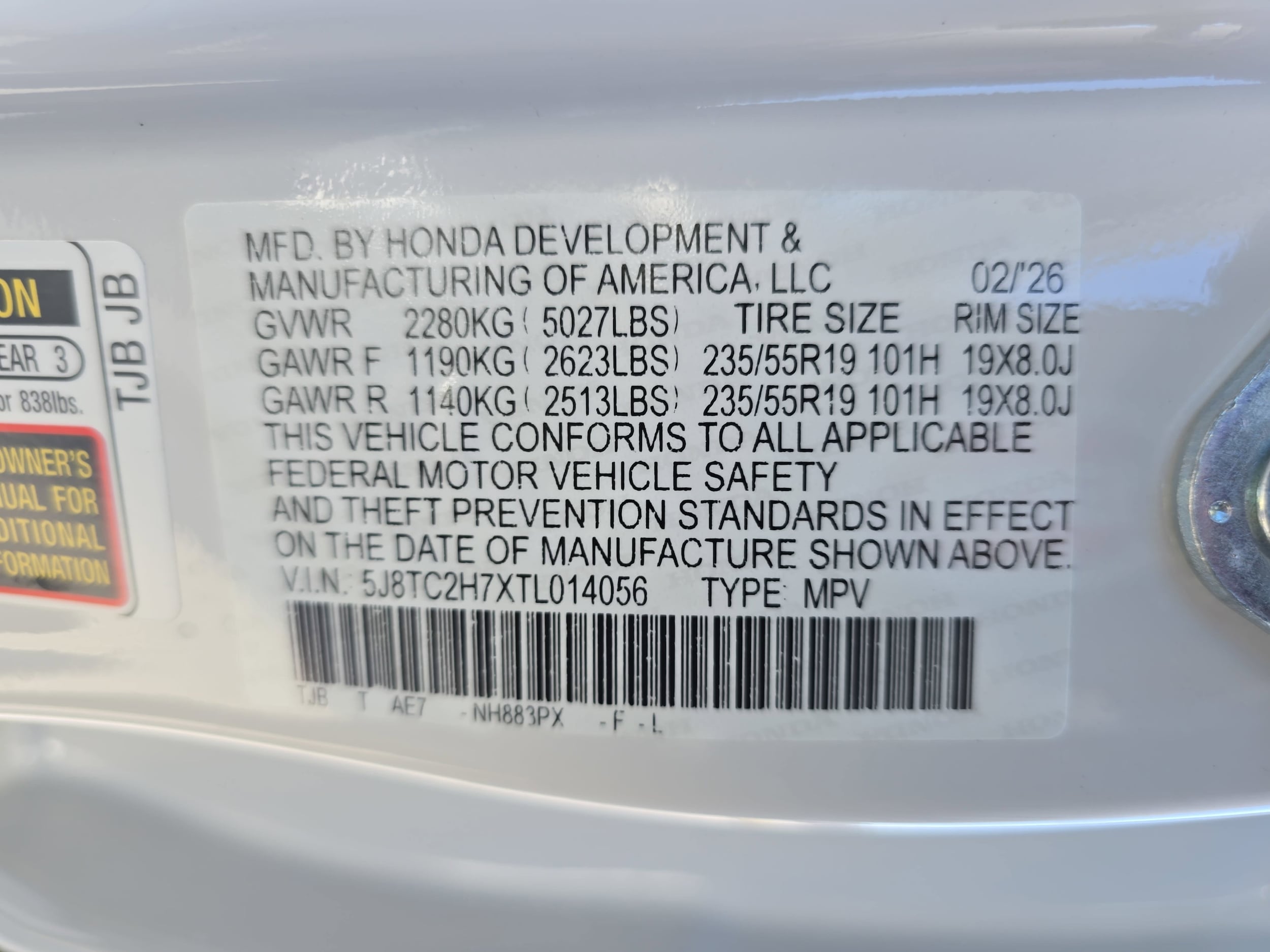 2026 Acura RDX Advance Package SH-AWD - 5J8TC2H7XTL014056