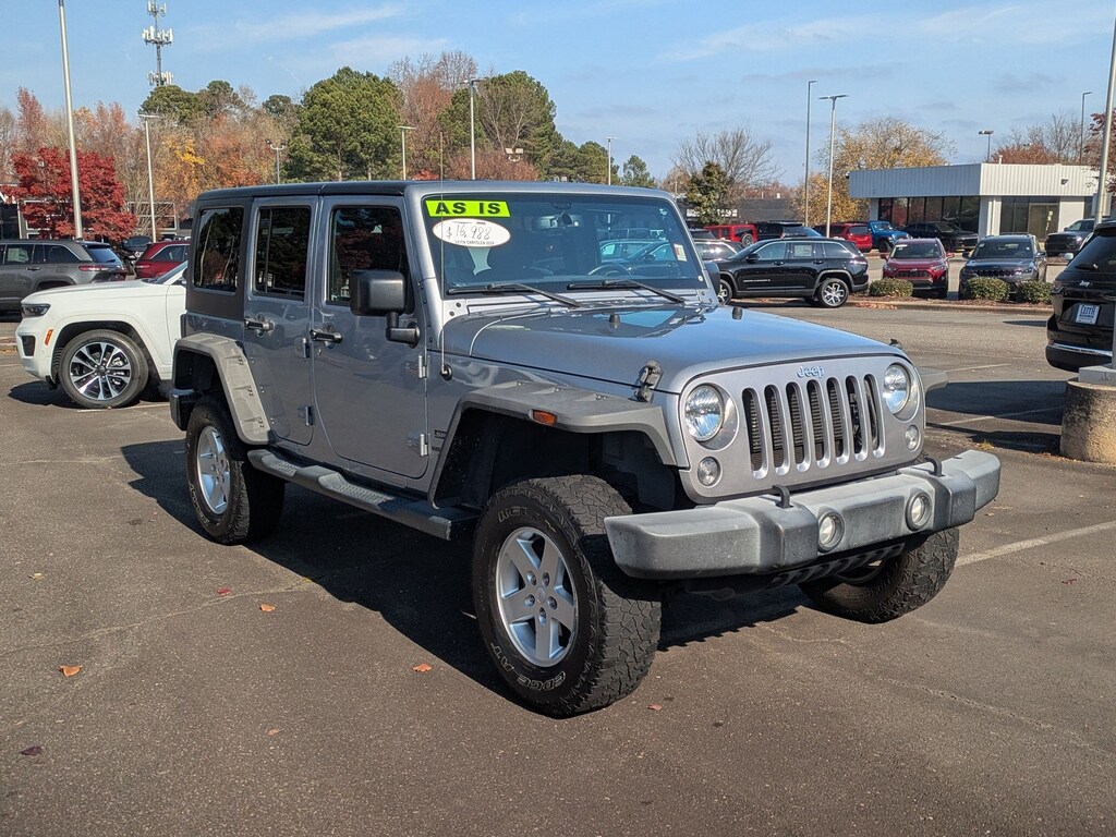 Used 2016 Jeep Wrangler JK Unlimited Sport 4X4 SUV