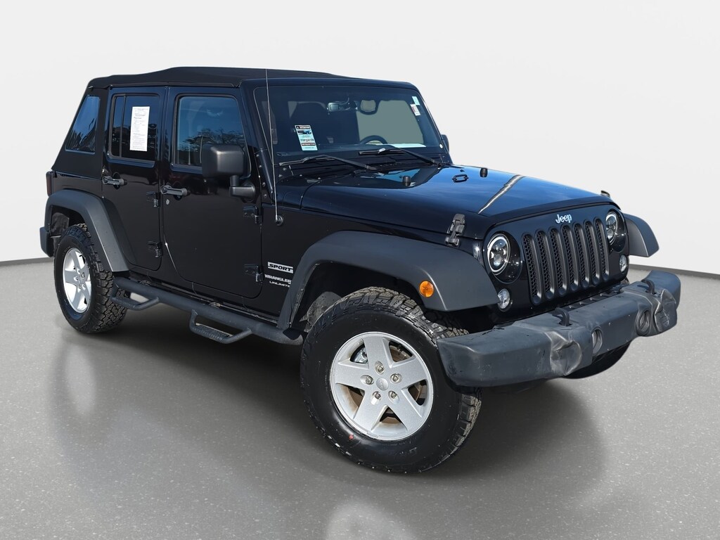 Used 2018 Jeep Wrangler JK Unlimited Sport 4x4 SUV
