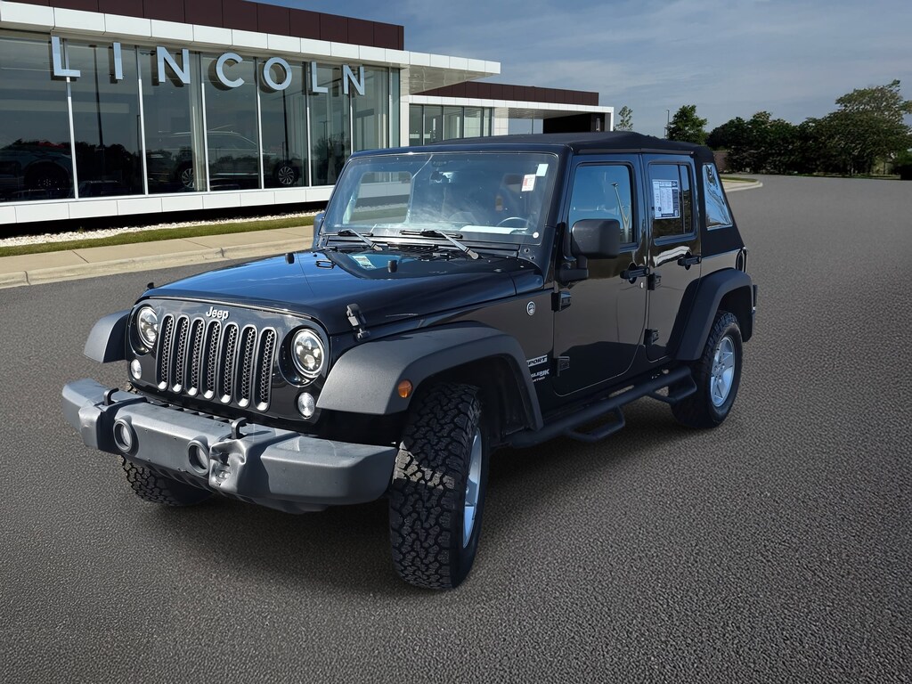 Used 2018 Jeep Wrangler JK Unlimited Sport 4x4 SUV