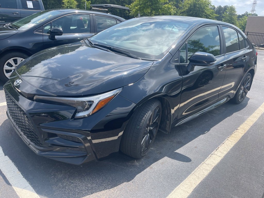 Used 2023 Toyota Corolla SE with VIN 5YFS4MCE9PP143959 for sale in Raleigh, NC