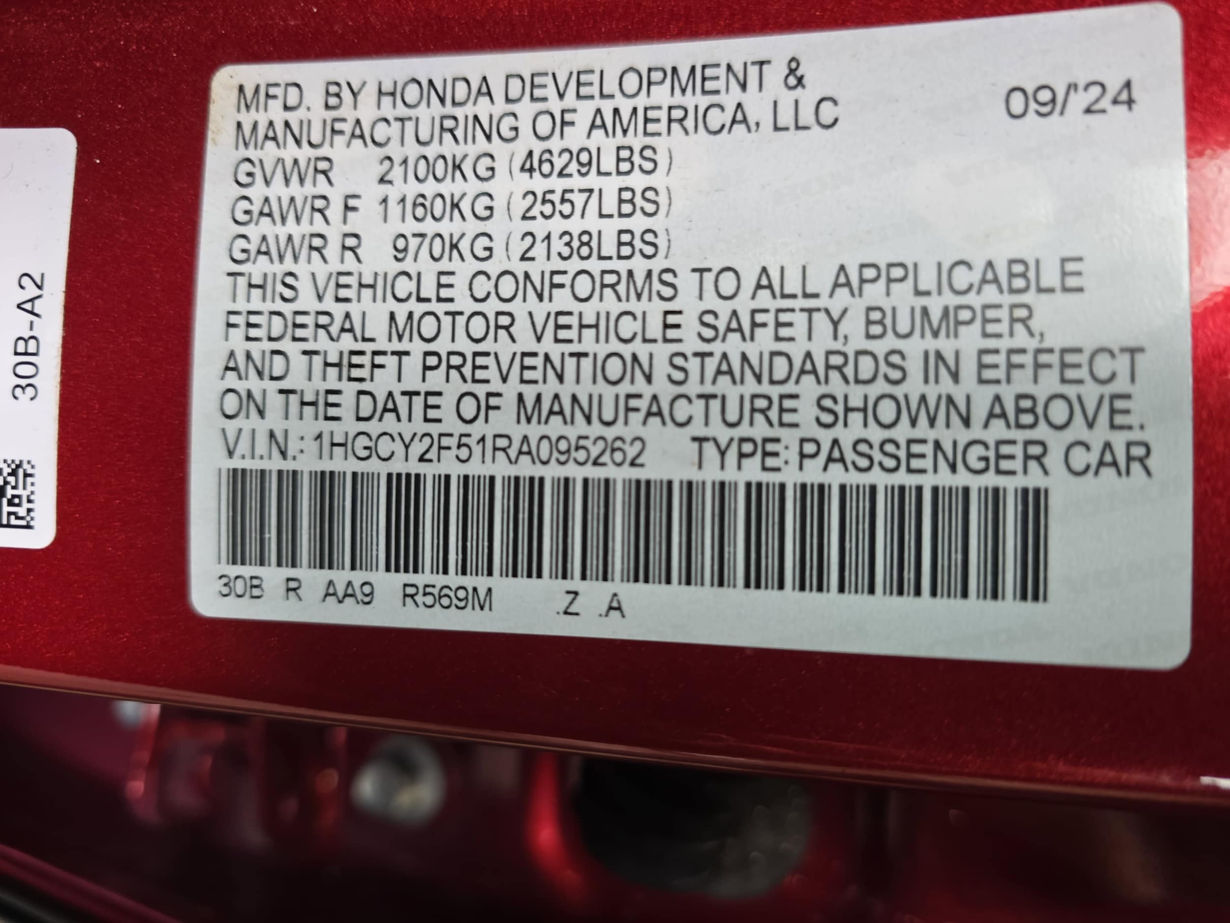 2024 Honda Accord Hybrid Sport - Photo 36