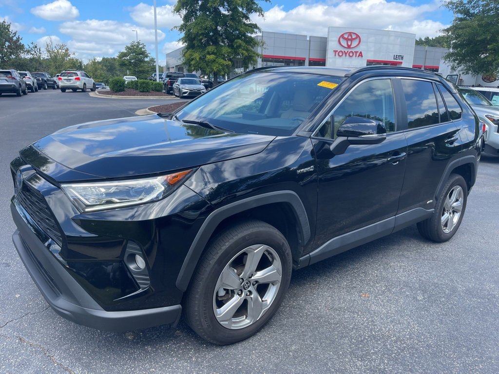 Certified 2021 Toyota RAV4 XLE Premium with VIN 4T3B6RFV8MU052234 for sale in Raleigh, NC