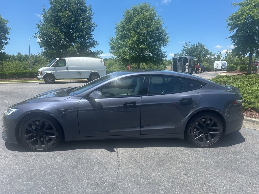 Used 2021 Tesla Model S Plaid with VIN 5YJSA1E66MF455497 for sale in Raleigh, NC