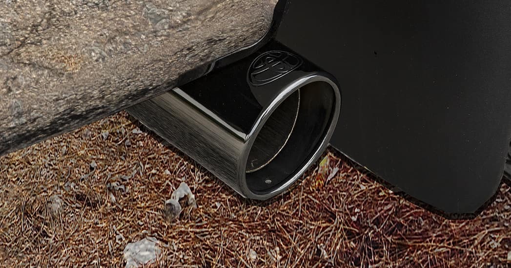 Black Exhaust Tip