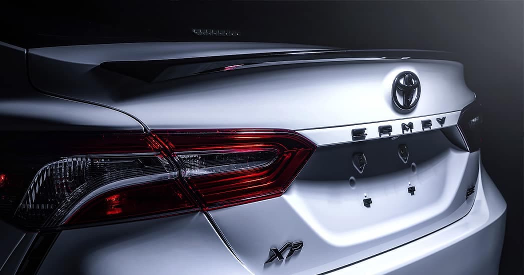 Black Rear Lip Spoiler