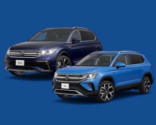 2023 Volkswagen Taos and Tiguan