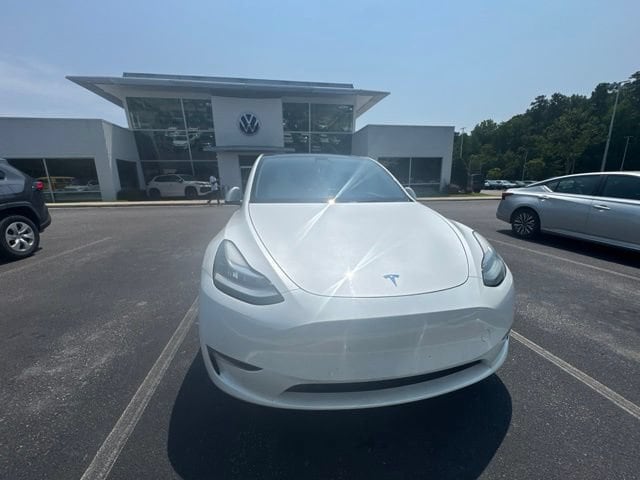 Used 2021 Tesla Model Y Long Range with VIN 5YJYGDEE7MF183415 for sale in Cary, NC