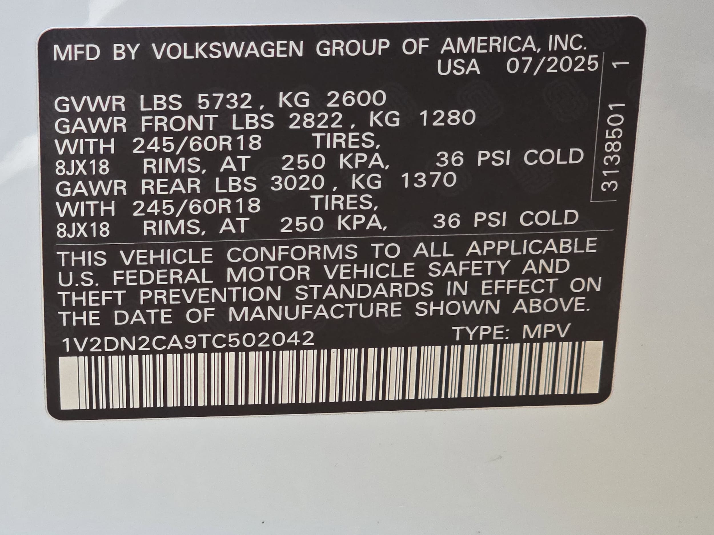 2026 Volkswagen Atlas SE - Photo 35