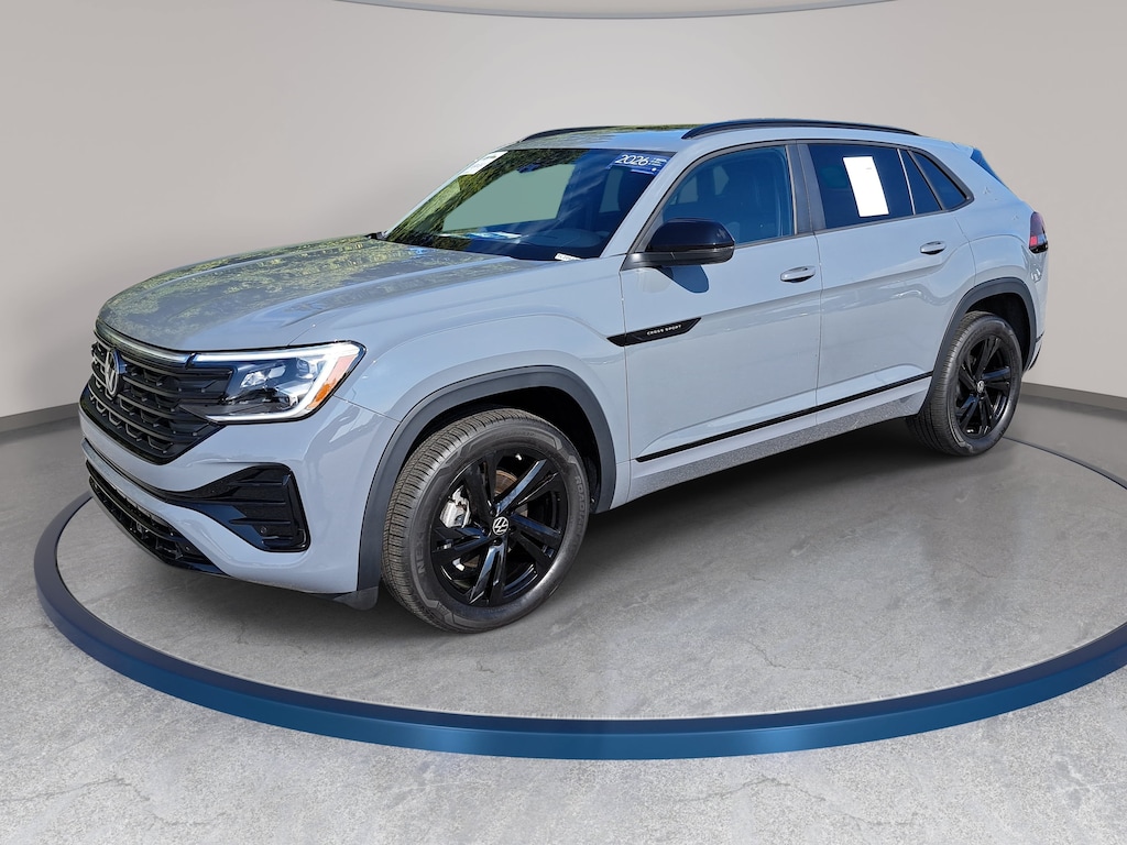 Certified 2026 Volkswagen Atlas Cross Sport SEL R-Line Black SUV