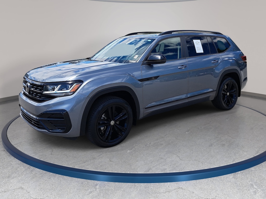 Certified 2022 Volkswagen Atlas 3.6L V6 SEL R-Line Black SUV