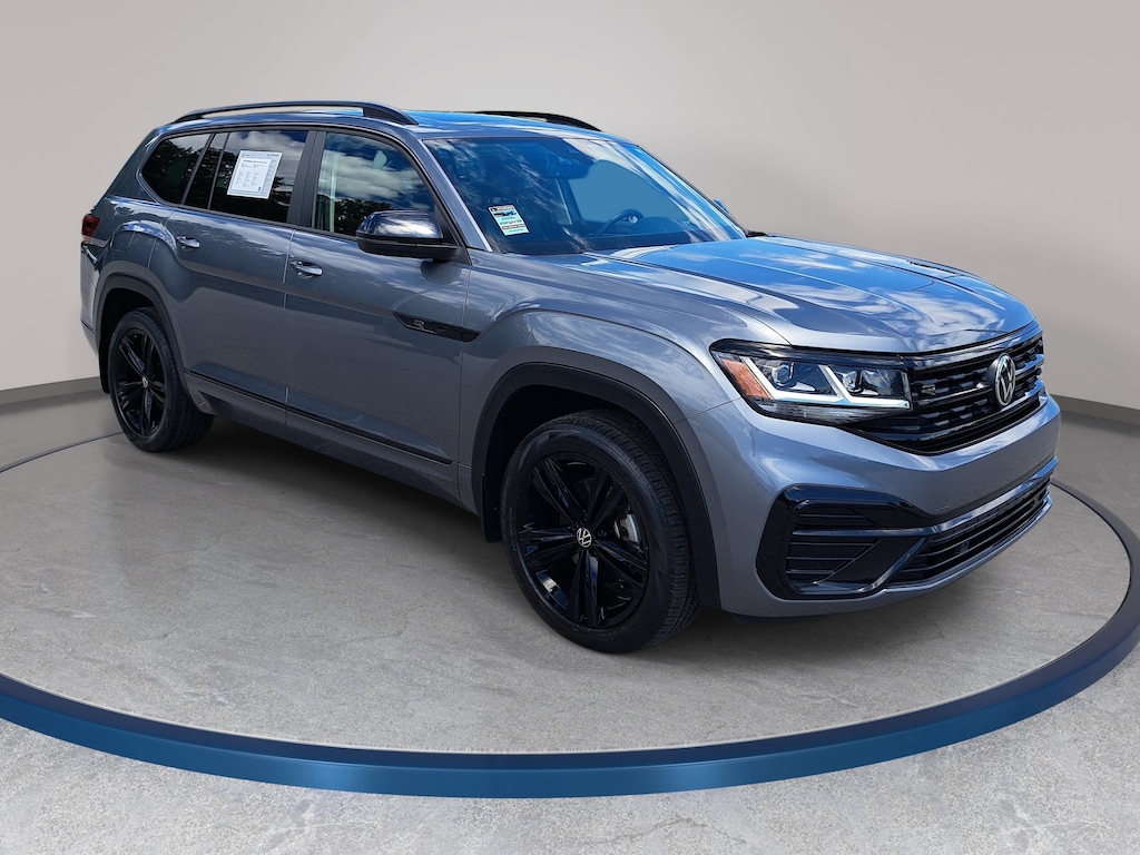Certified 2022 Volkswagen Atlas 3.6L V6 SEL R-Line Black SUV