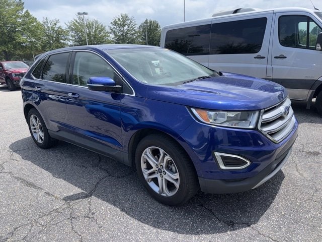 Used 2015 Ford Edge Titanium with VIN 2FMTK3K94FBB21945 for sale in Wendell, NC