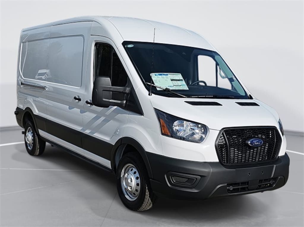 New 2024 Ford Transit Cargo Van Base T-350 148 Med Rf 9950 GVWR RWD