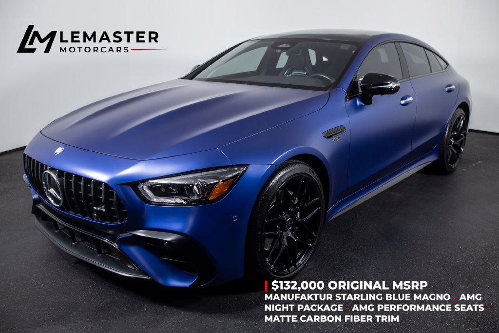 Manufaktur Starling Blue Magno 2024 Mercedes-Benz AMG GT Coupe All-Wheel Drive 9-Speed Automatic