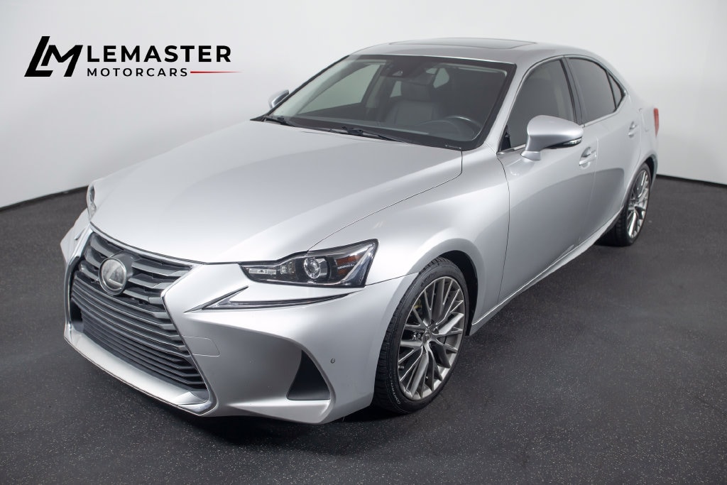 Gray (Liquid Platinum) 2019 Lexus IS Sedan Rear-Wheel Drive 8-Speed Dual Clutch