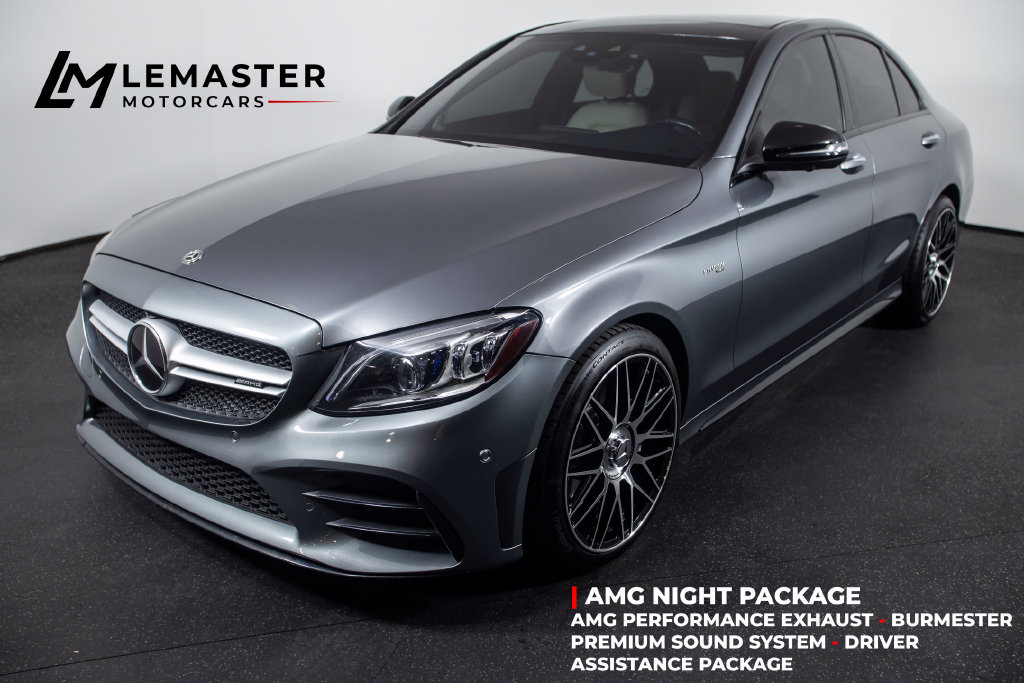 Gray 2020 Mercedes-Benz C-Class Sedan All-Wheel Drive 9-Speed Automatic