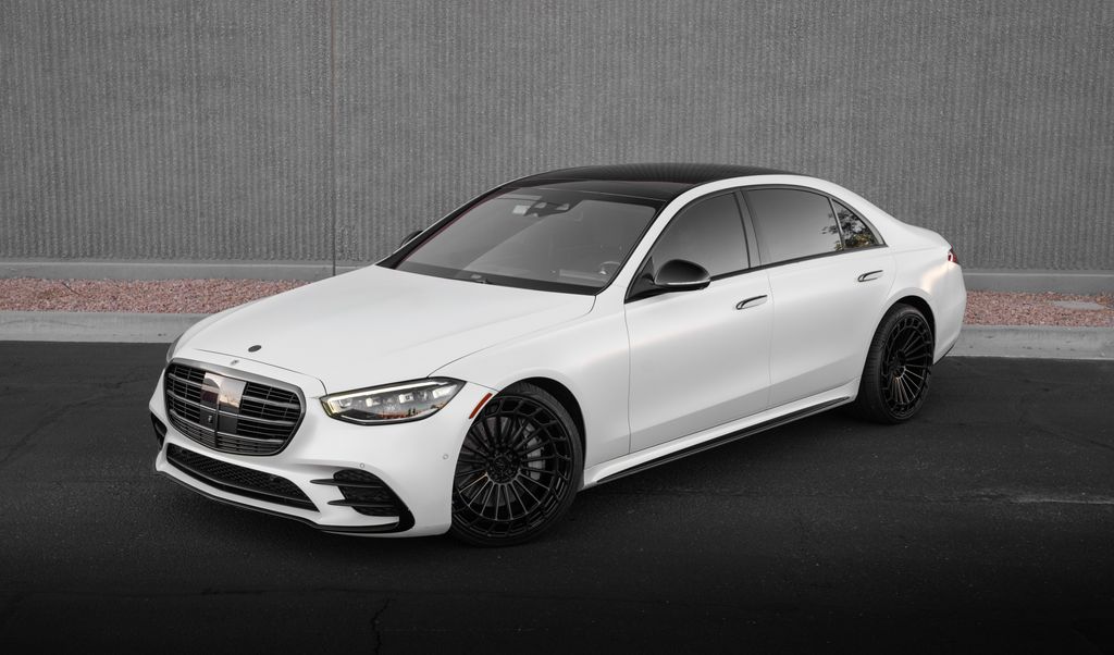 White 2022 Mercedes-Benz S-Class S 580 4MATIC AWD Sedan All-Wheel Drive 9-Speed Automatic