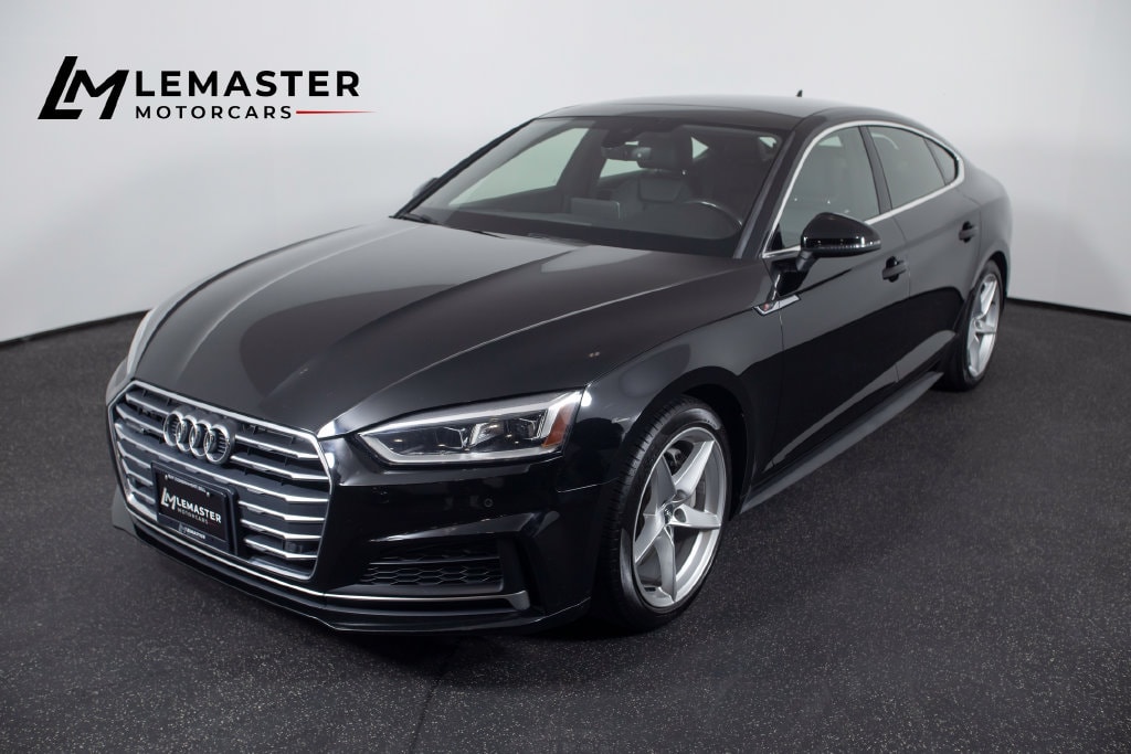 Brilliant Black 2018 Audi A5 Sportback Sedan All-Wheel Drive 7-Speed Automatic