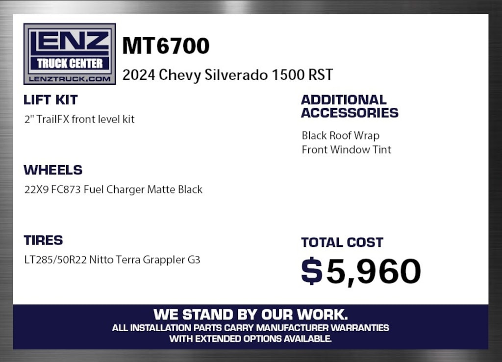 Used 2024 Chevrolet Silverado 1500 4x4 Crew Cab RST Truck