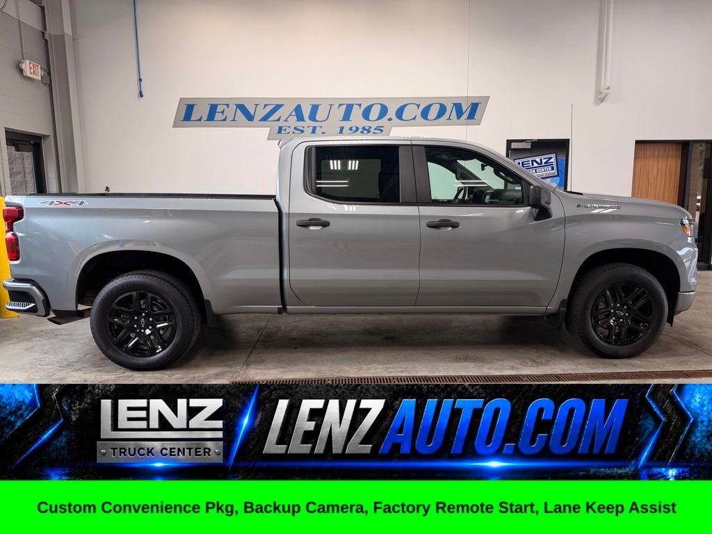 Used 2024 Chevrolet Silverado 1500 4x4 Crew Cab Custom Truck