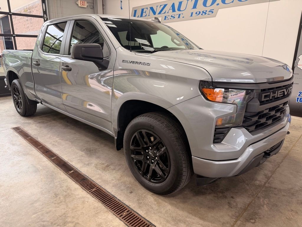 Used 2024 Chevrolet Silverado 1500 4x4 Crew Cab Custom Truck