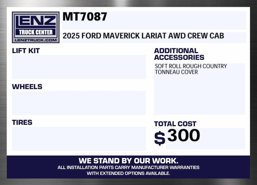 Used 2025 Ford Maverick AWD Crew Cab Lariat Truck