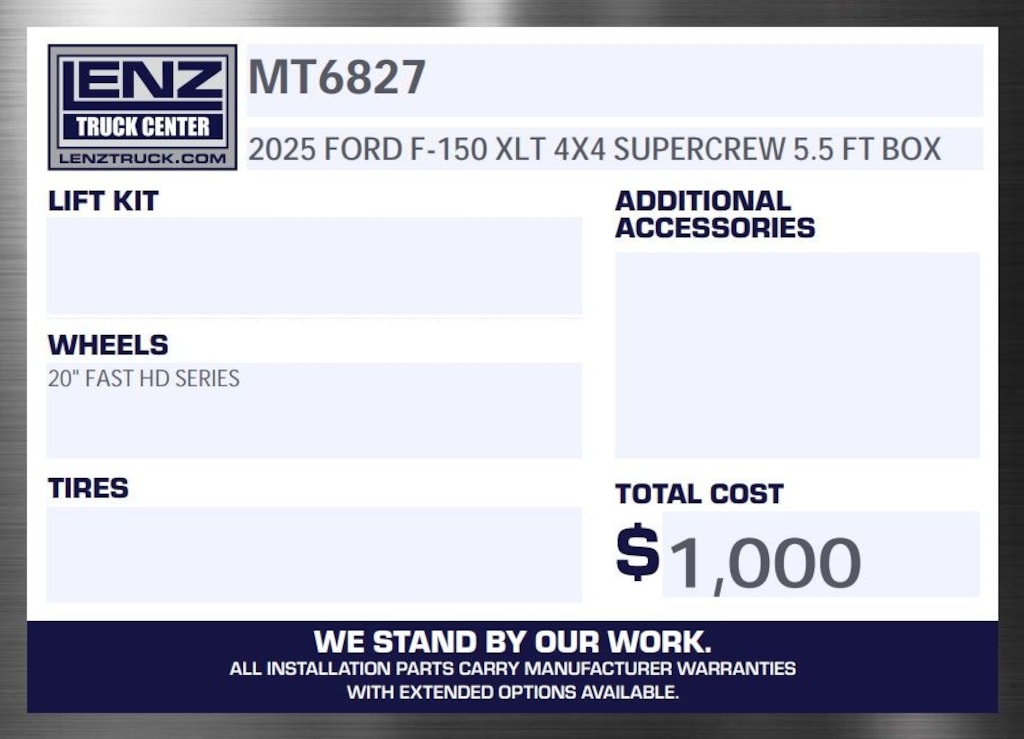 Used 2025 Ford F-150 4x4 SuperCrew XLT Truck