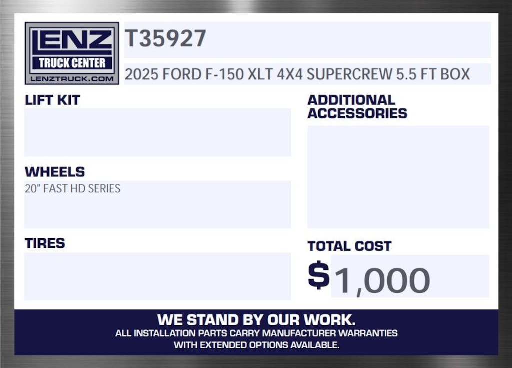 Used 2025 Ford F-150 4x4 SuperCrew XLT Truck