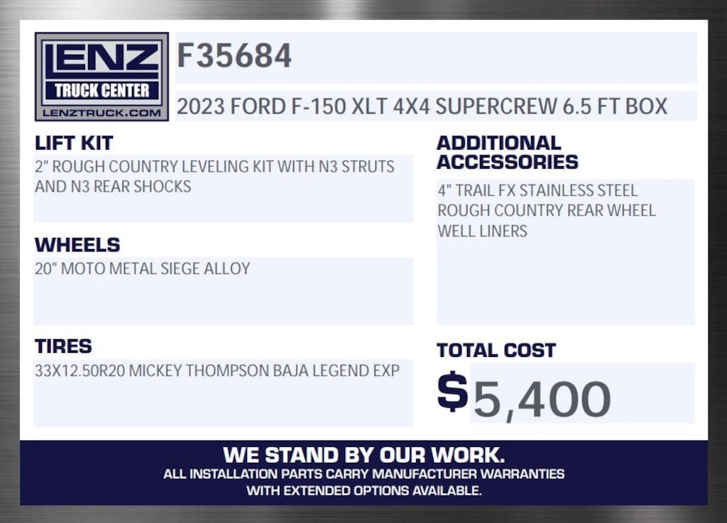 Used 2023 Ford F-150 4x4 SuperCrew XLT Truck