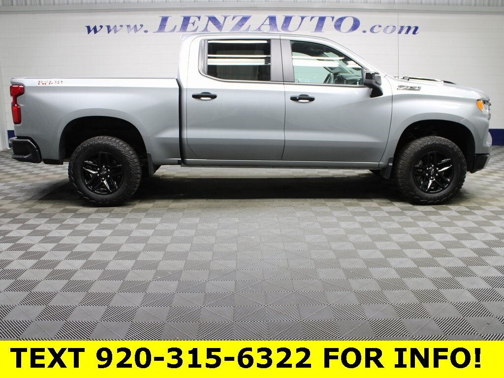 Used 2024 Chevrolet Silverado 1500 4x4 Crew Cab LT Trail Boss Truck