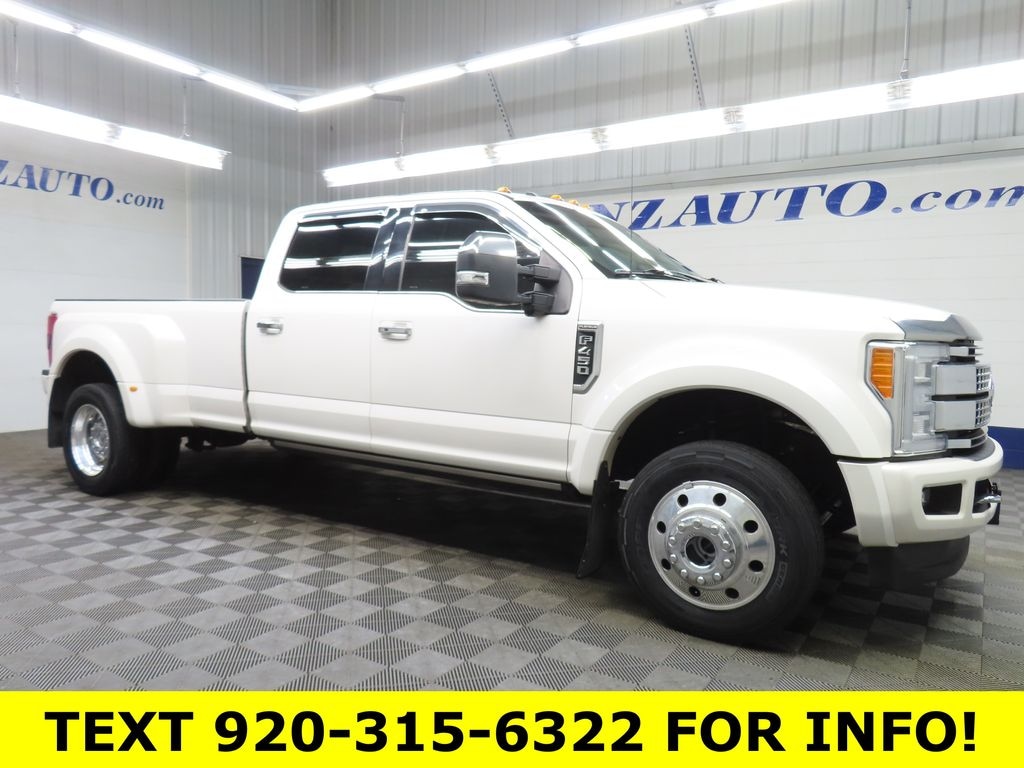 Used 2017 Ford F-450SD 4x4 Crew Cab Platinum DRW Truck
