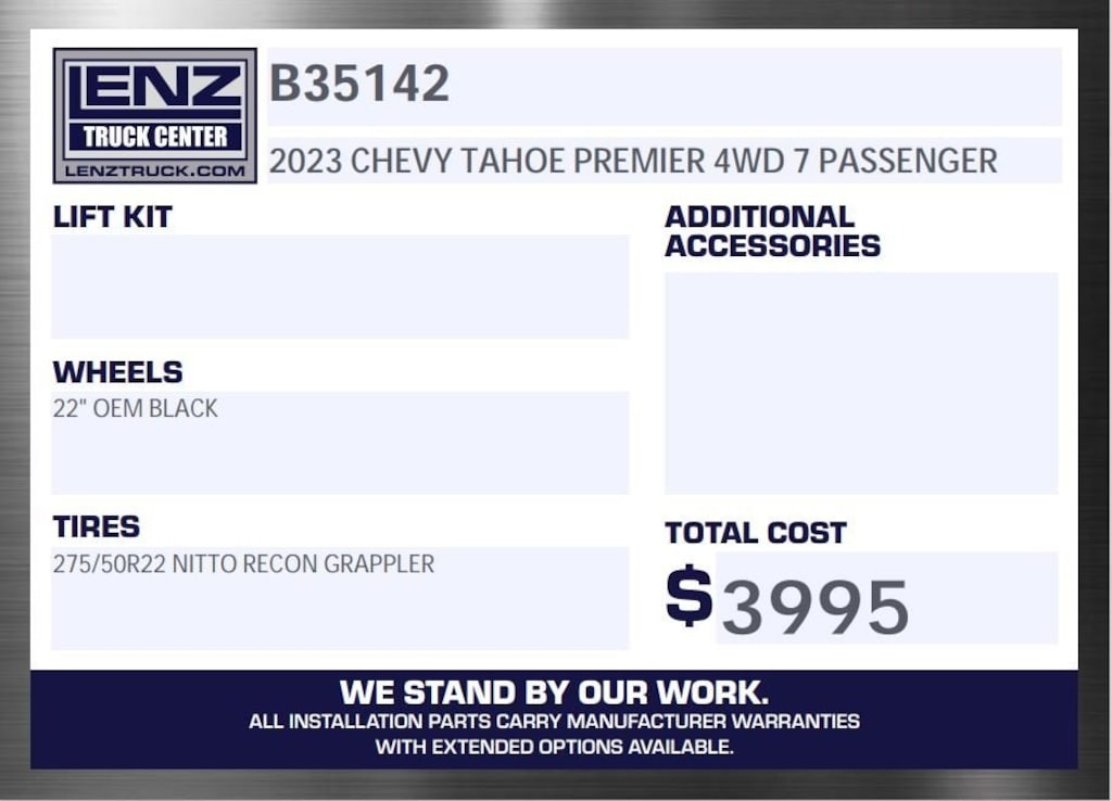 Used 2023 Chevrolet Tahoe Premier 4WD SUV