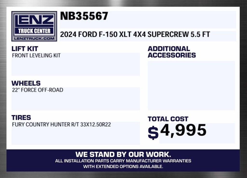 Used 2024 Ford F-150 4x4 SuperCrew XLT Truck