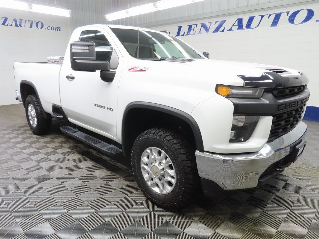 Used 2021 Chevrolet Silverado 3500HD 4x4 Regular Cab Work Truck SRW Truck
